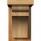 Ekena Millwork Yorktown Rough Sawn Corbel w/Backplate, Western Red Cedar, 6"W x 10"D x 10"H COR06X10X10YOR01RWR - alternate 4